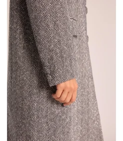 Alma en Pena Chaquetas|ABRIGO LARGO GRIS