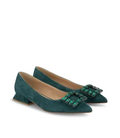 Alma en Pena Zapatos Planos|BAILARINA ADORNO CUADRADO