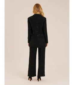 Alma en Pena Chaquetas|BLAZER ENCAJE CON LENTEJUELAS