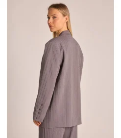 Alma en Pena Chaquetas|BLAZER RAYA DIPLOMÁTICA BRILLOS