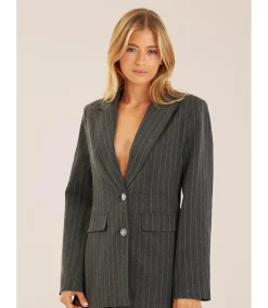 Alma en Pena Chaquetas|BLAZER RAYA DIPLOMÁTICA DETALLES