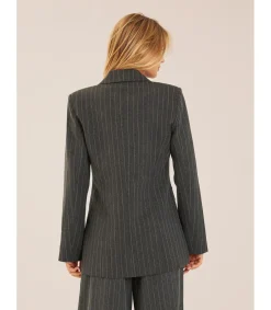 Alma en Pena Chaquetas|BLAZER RAYA DIPLOMÁTICA DETALLES