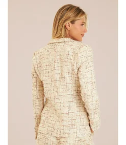 Alma en Pena Chaquetas|BLAZER TEXTURA BOTONES JOYA