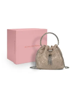 Alma en Pena Bolsos|BOLSO BOMBONERA DETALLE PEDRERÍA