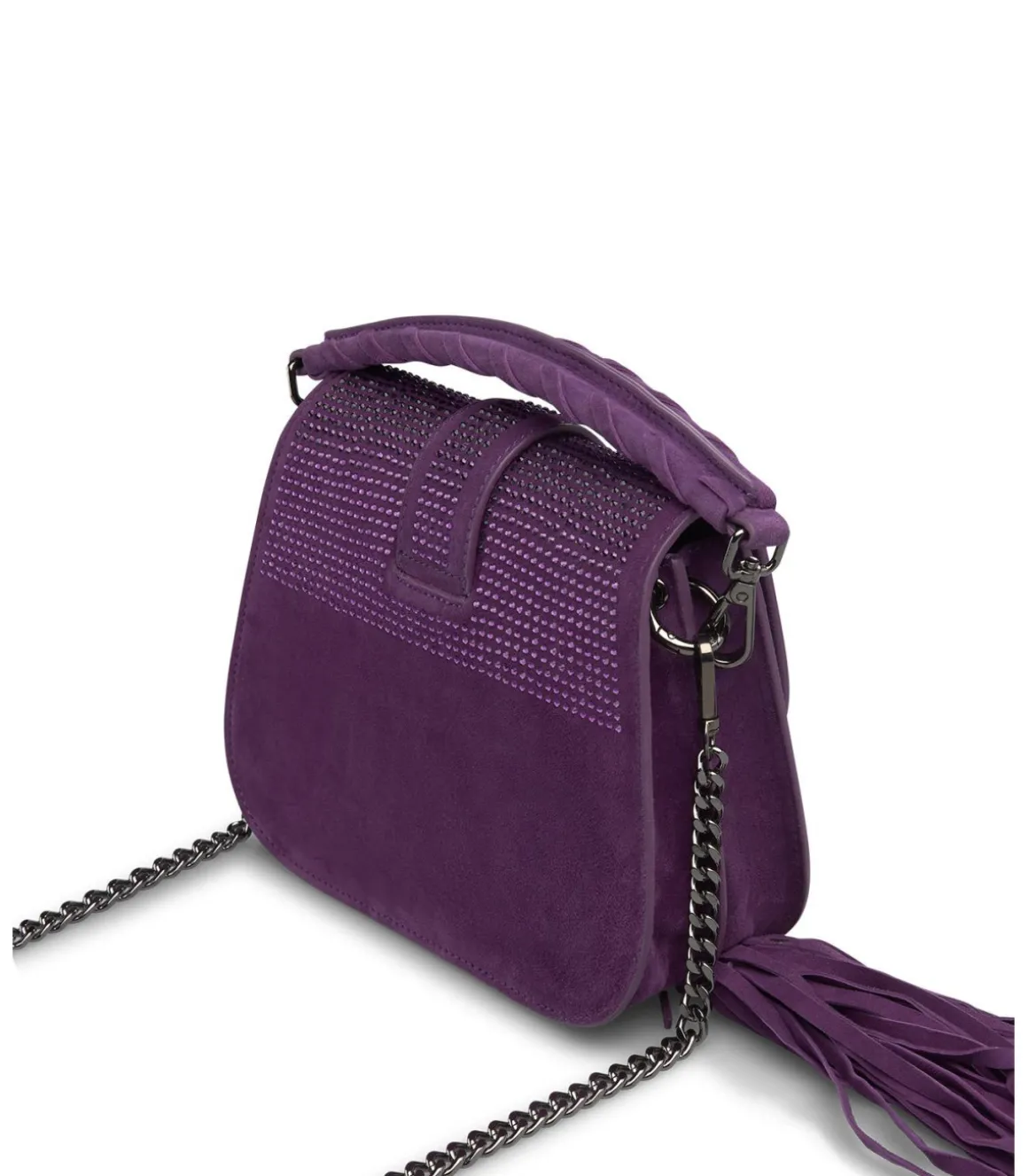 Alma en Pena Bolsos|BOLSO MANO CUBIERTO DE BRILLOS