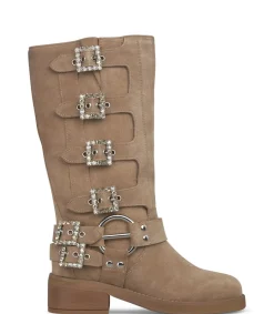 Alma en Pena Botas Planas|BOTA BIKER CON PEDRERÍA