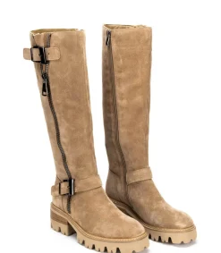 Alma en Pena Botas Planas|BOTA CON CREMALLERA LATERAL