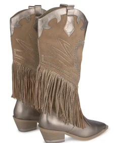 Alma en Pena Botas Planas|BOTA CON FLECOS