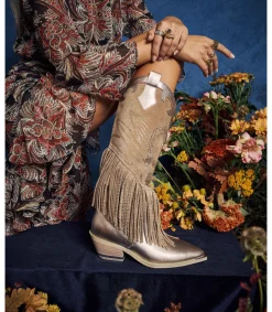 Alma en Pena Botas Planas|BOTA CON FLECOS