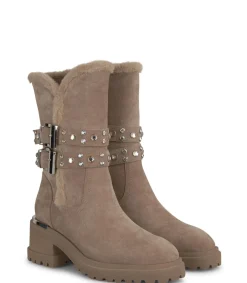 Alma en Pena Botas De Tacón|BOTA PELO CON DETALLE TACHAS