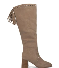 Alma en Pena Botas De Tacón|BOTA TACÓN BLOQUE TACHAS