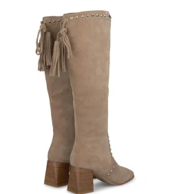 Alma en Pena Botas De Tacón|BOTA TACÓN BLOQUE TACHAS