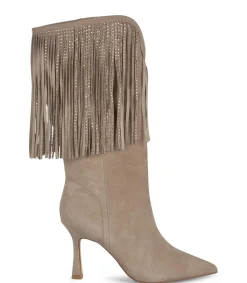 Alma en Pena Botas De Tacón|BOTA TACÓN CON FLECOS