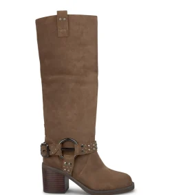 Alma en Pena Botas De Tacón|BOTA TACÓN CÍRCULO METALIZADO