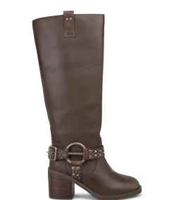 Alma en Pena Botas De Tacón|BOTA TACÓN CÍRCULO METALIZADO