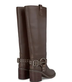 Alma en Pena Botas De Tacón|BOTA TACÓN CÍRCULO METALIZADO