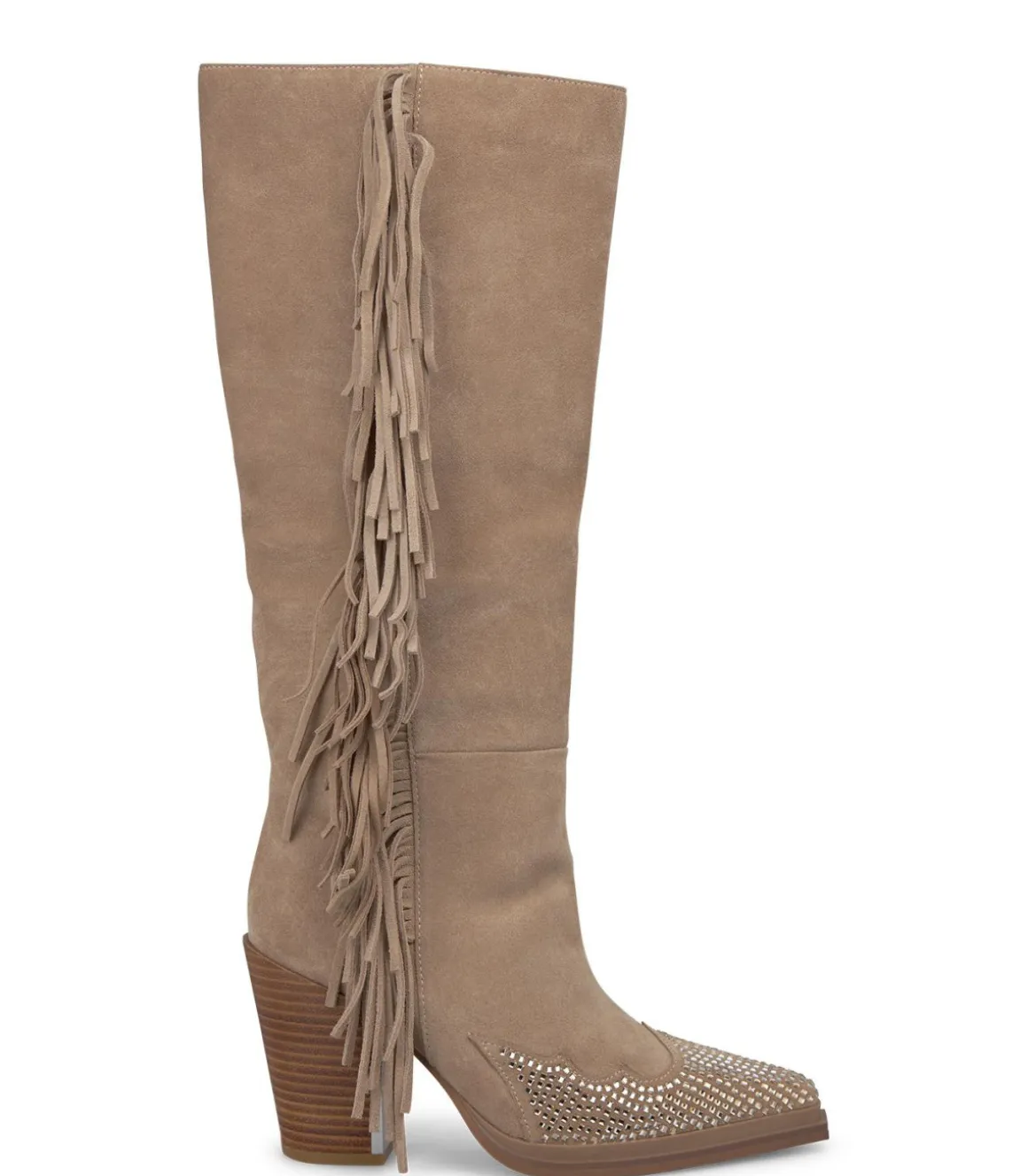 Alma en Pena Botas De Tacón|BOTA TACÓN FLECOS LATERALES