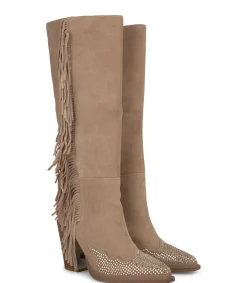 Alma en Pena Botas De Tacón|BOTA TACÓN FLECOS LATERALES