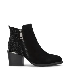 Alma en Pena Botines De Tacón|BOTÍN BRILLOS CREMALLERA