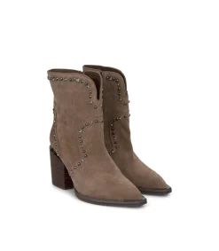 Alma en Pena Botines De Tacón|BOTÍN CON ABERTURA Y TACHAS