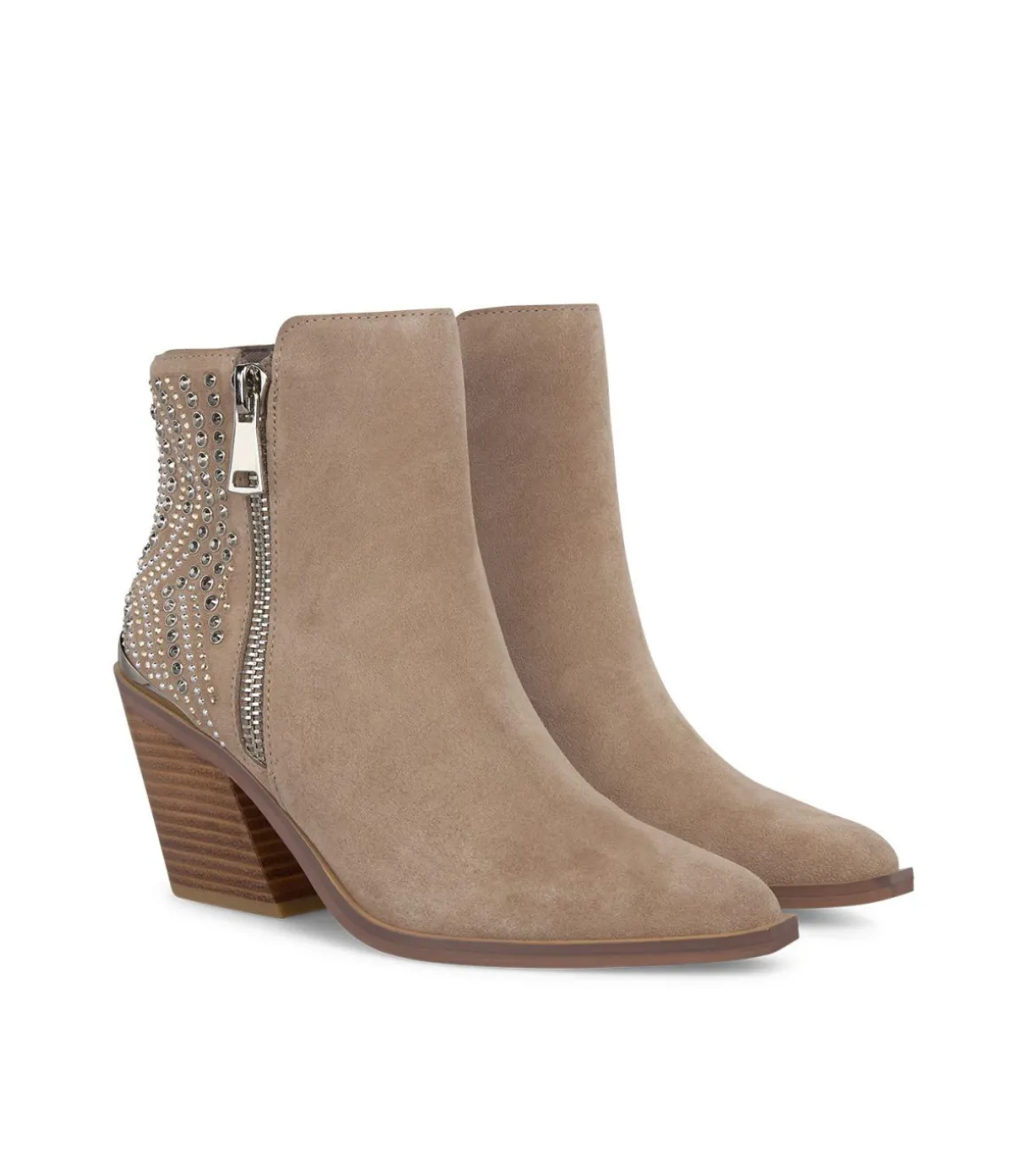 Alma en Pena Botines De Tacón|BOTÍN CON DIBUJO PEDRERÍA