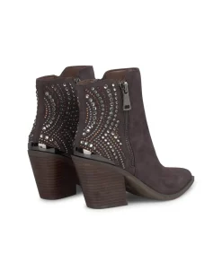 Alma en Pena Botines De Tacón|BOTÍN CON DIBUJO PEDRERÍA