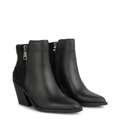 Alma en Pena Botines De Tacón|BOTÍN CON DIBUJO PEDRERÍA