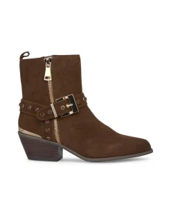 Alma en Pena Botines Planos|BOTÍN CON HEBILLA DE TACHAS