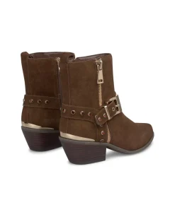 Alma en Pena Botines Planos|BOTÍN CON HEBILLA DE TACHAS