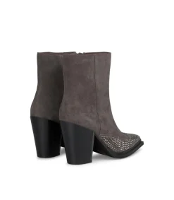 Alma en Pena Botines De Tacón|BOTÍN CON PUNTERA PEDRERÍA