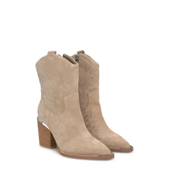 Alma en Pena Botines De Tacón|BOTÍN COWBOY BORDADOS TACÓN