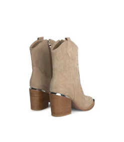 Alma en Pena Botines De Tacón|BOTÍN COWBOY BORDADOS TACÓN