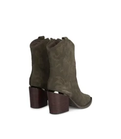 Alma en Pena Botines De Tacón|BOTÍN COWBOY BORDADOS TACÓN