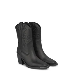 Alma en Pena Botines De Tacón|BOTÍN COWBOY PUNTERA CUADRADA