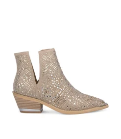 Alma en Pena Botines Planos|BOTÍN CUBIERTO CON BRILLOS