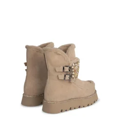 Alma en Pena Botines Planos|BOTÍN DE PELO CON CIERRE