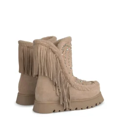 Alma en Pena Botines Planos|BOTÍN DE PELO CON FLECOS