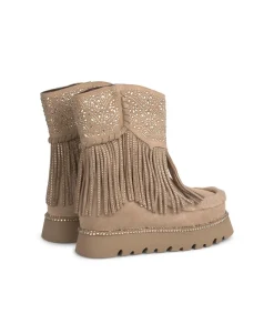 Alma en Pena Botines Planos|BOTÍN PELO CON FLECOS