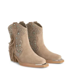 Alma en Pena Botines Planos|BOTÍN PLANO CON FLECOS