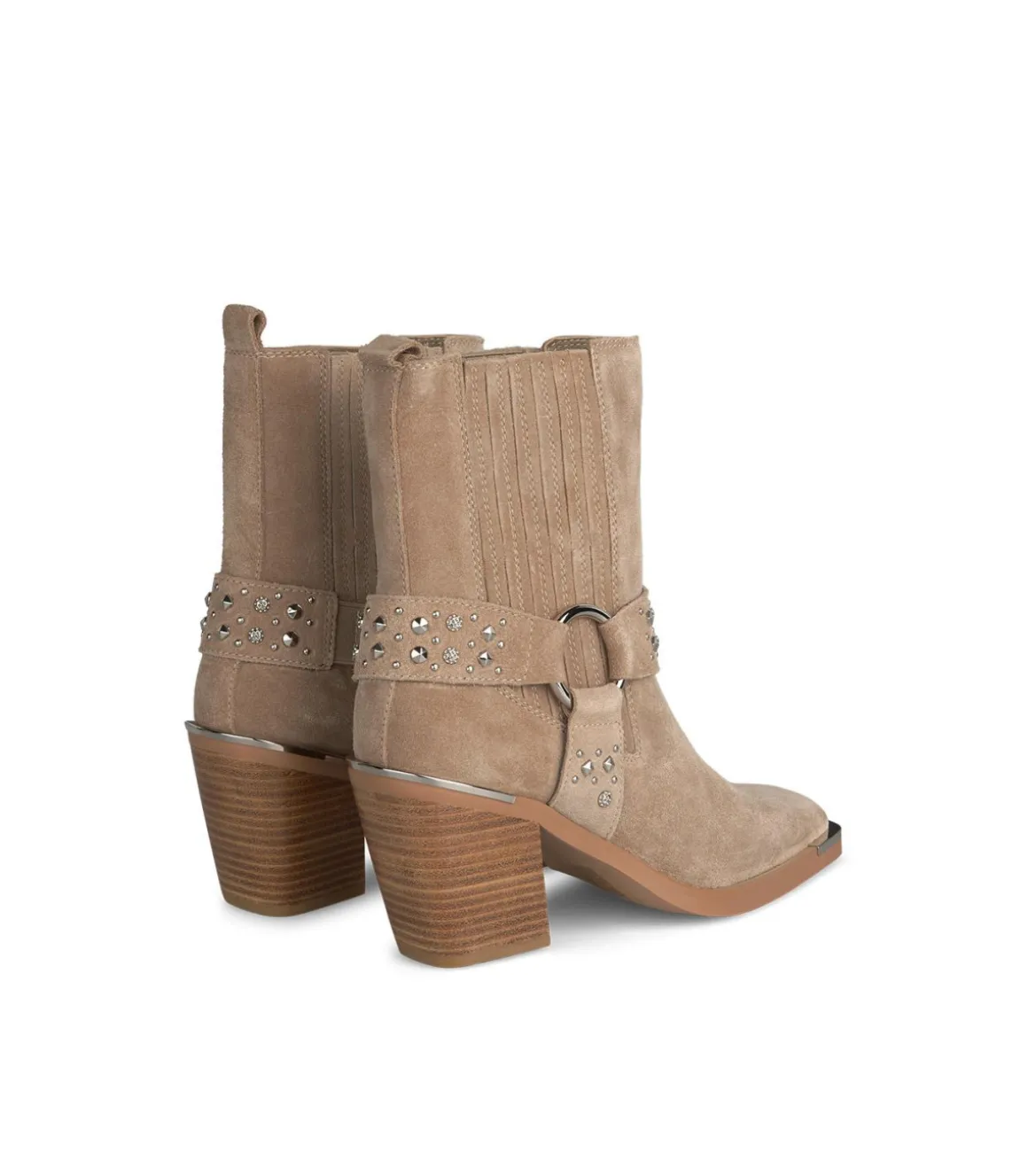 Alma en Pena Botines De Tacón|BOTÍN PUNTERA CUADRADA