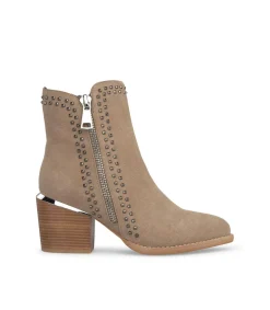 Alma en Pena Botines De Tacón|BOTÍN TACHAS CREMALLERA