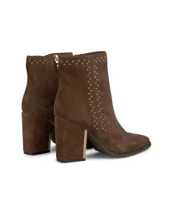 Alma en Pena Botines De Tacón|BOTÍN TACHAS CREMALLERA LATERAL