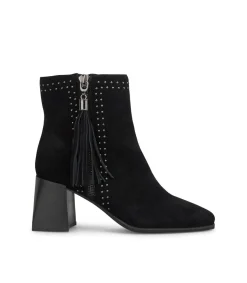 Alma en Pena Botines De Tacón|BOTÍN TACÓN BLOQUE CON BORLA