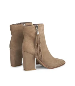 Alma en Pena Botines De Tacón|BOTÍN TACÓN CON BORLA