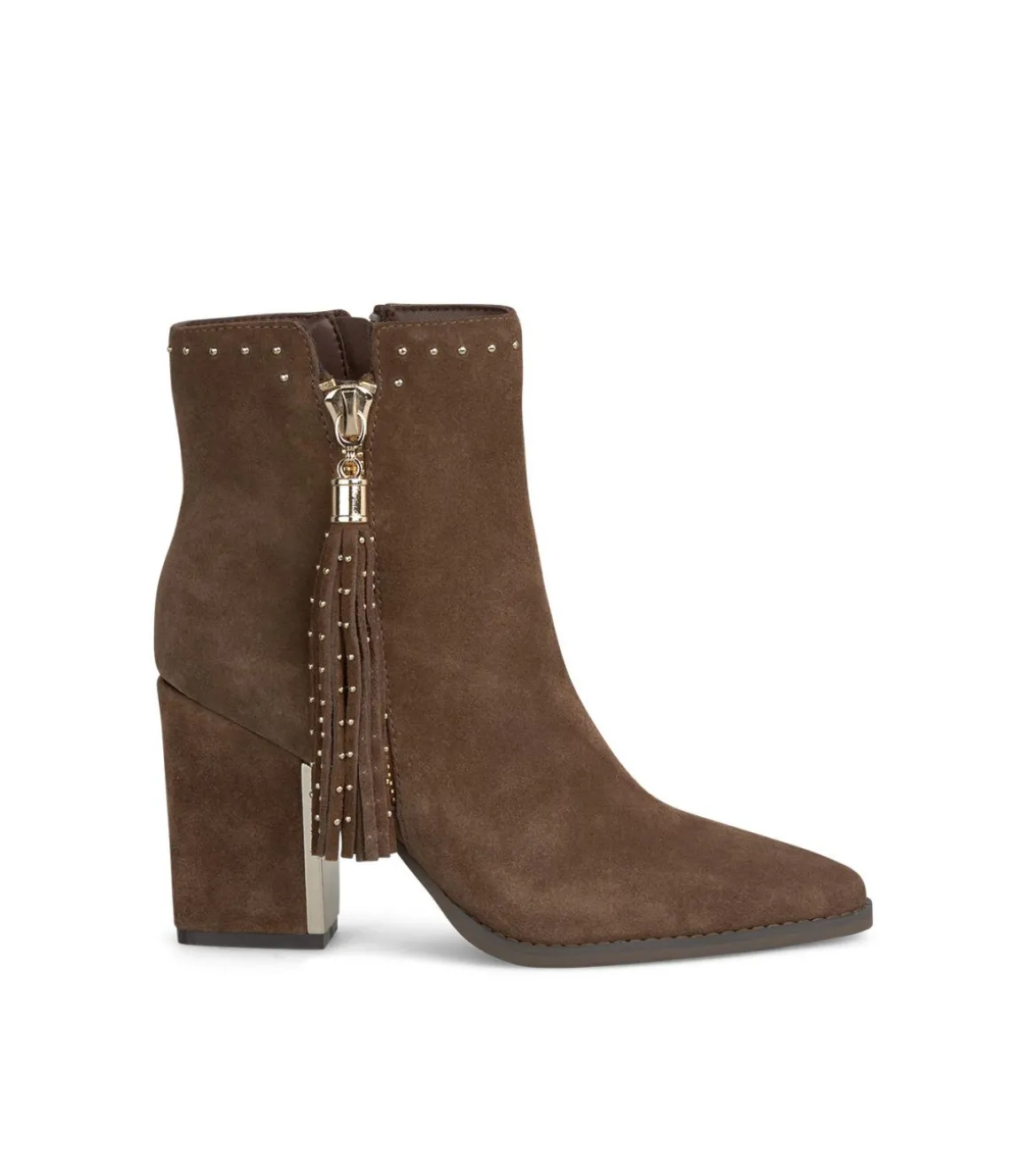 Alma en Pena Botines De Tacón|BOTÍN TACÓN CON BORLA