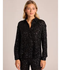 Alma en Pena Camisas|CAMISA CUBIERTA DE LENTEJUELAS