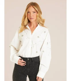 Alma en Pena Camisas|CAMISA DETALLES DE PEDRERÍA