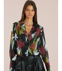 Alma en Pena Camisas|CAMISA SEMITRANSPARENTE