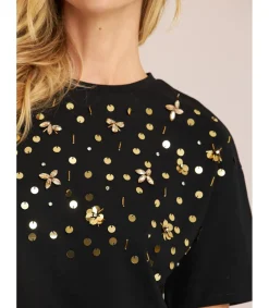 Alma en Pena Camisas|CAMISETA CON ABALORIOS