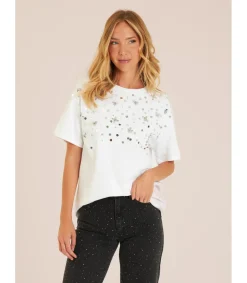 Alma en Pena Camisas|CAMISETA CON ABALORIOS